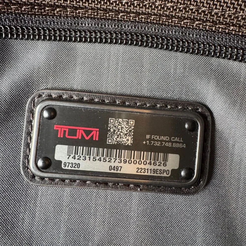 Tumi Companion Espresso Tote Bag Original Collection 223119 Laptop Bag